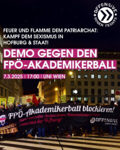 Aufruf der OGR für die Demo gegen den FPÖ-Akademikerball