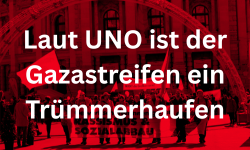 Laut UNO ist der Gazastreifen ein Trümmerhaufen