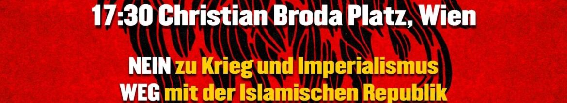 Demoaufruf mit Zeit, Ort und Forderungen