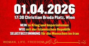 Demoaufruf mit Zeit, Ort und Forderungen